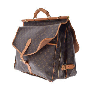 Louis Vuitton Monogram Canvas Boston Brown Chasse Bag Sac